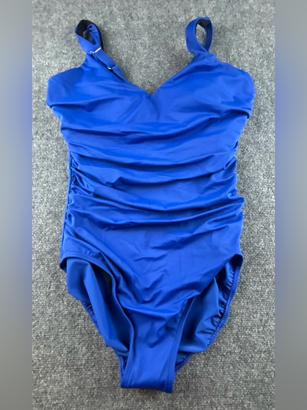 Miraclesuit x Talbots Firm Control One Piece Swimsuit Size 14 Ruched NWOT
